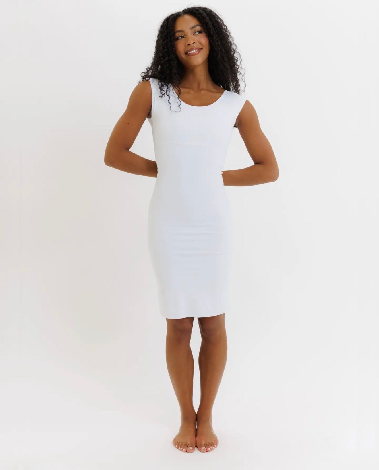 modest dress women The Priscilla Modest Slip Dress | Base Layer