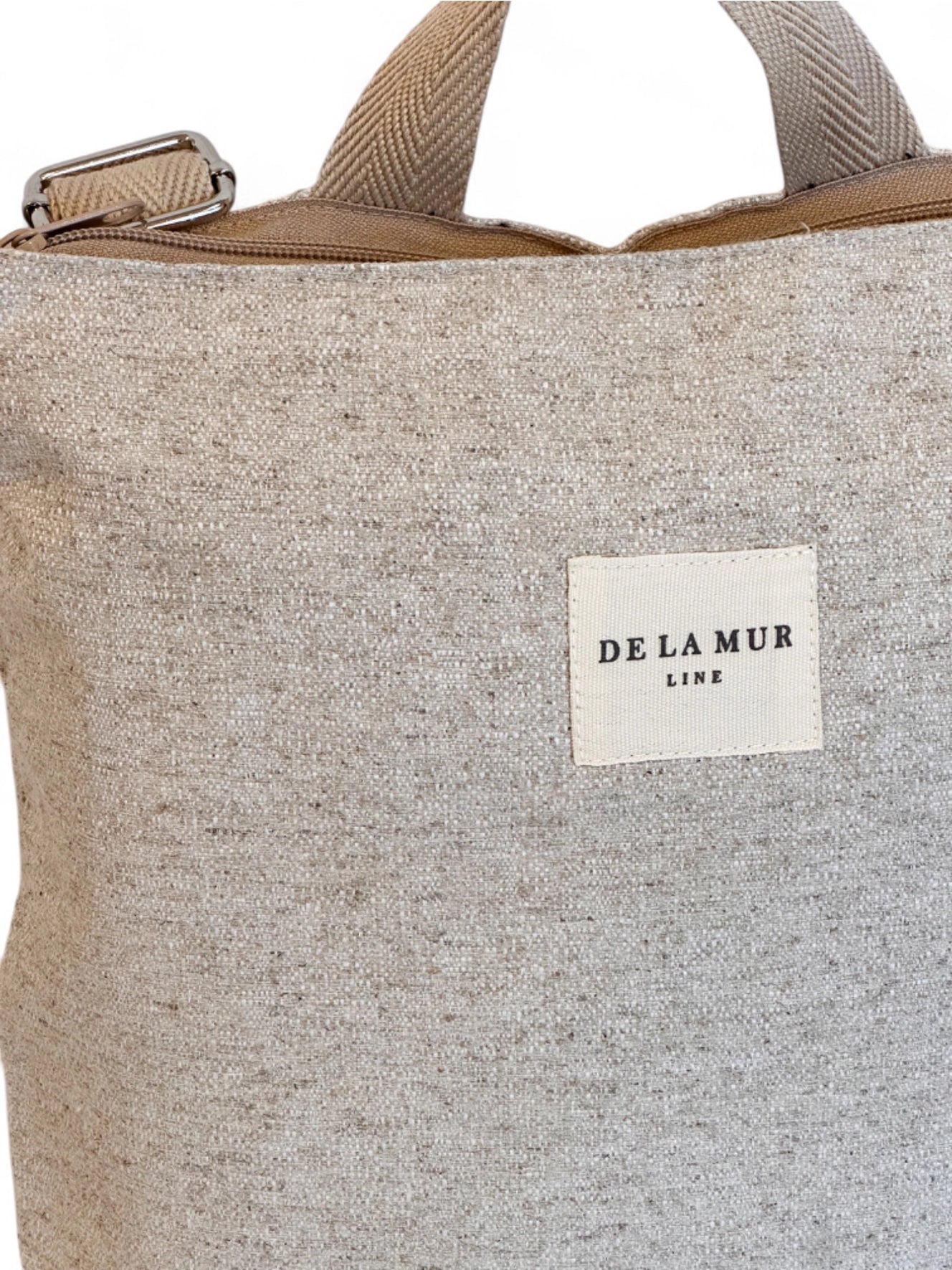 Blume floral-jacquard temple backpack with adjustable straps and zip pocket