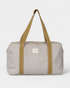 Beige Gingham LDS Temple Bag