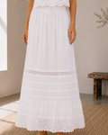 Bountiful Eyelet Modest Skirt for Church