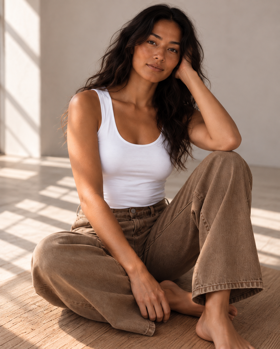 Essential Scoop Neck Layering Tank Top