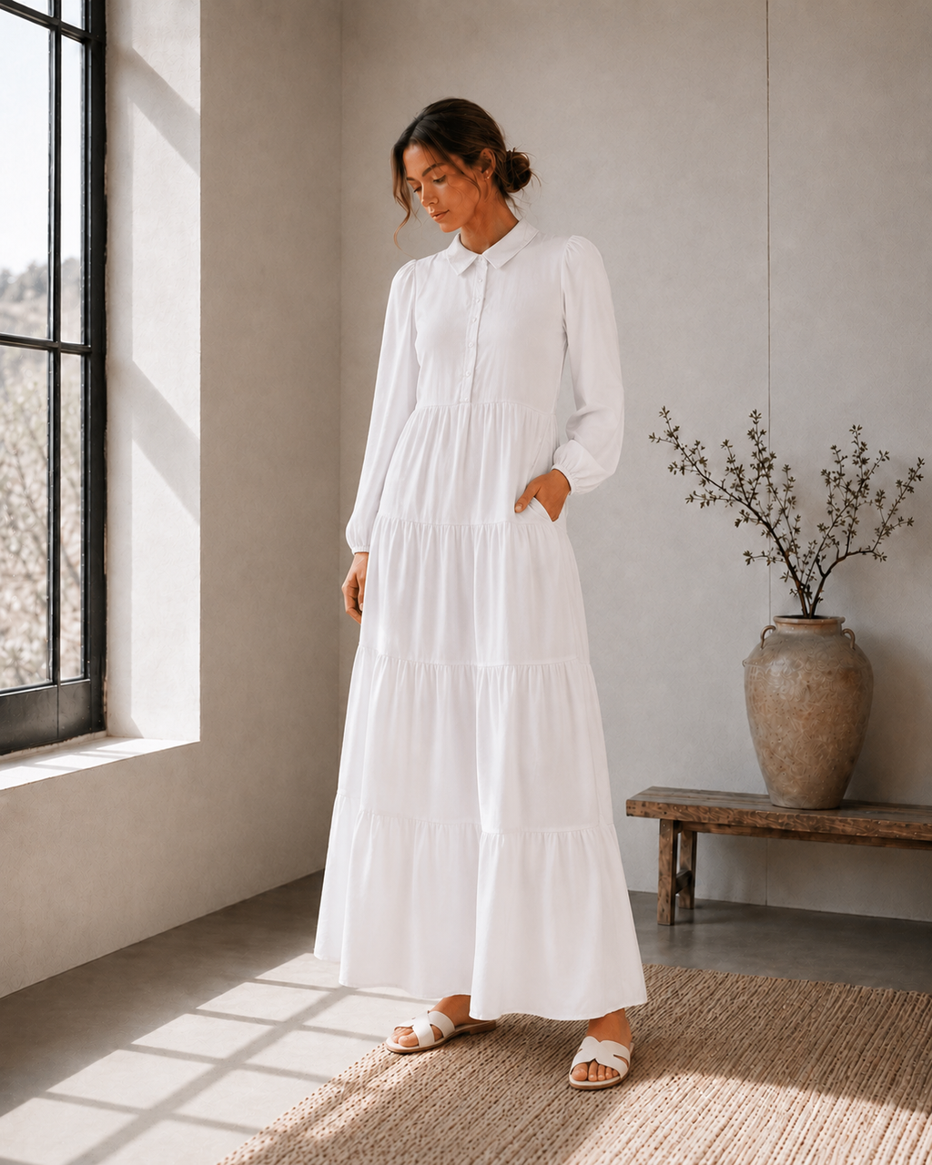 The Provo City LDS Temple Dress (Petite)