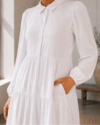 The Provo City LDS Temple Dress (Petite)