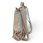 Blume floral-jacquard temple backpack with adjustable straps and zip pocket