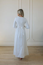The St. George LDS temple dress — hem detail