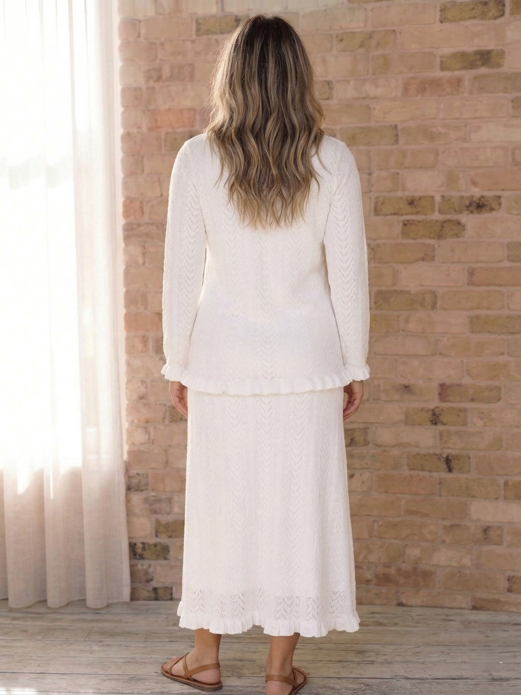 The Winter Quarters LDS temple dress — sleeve and cuff detail