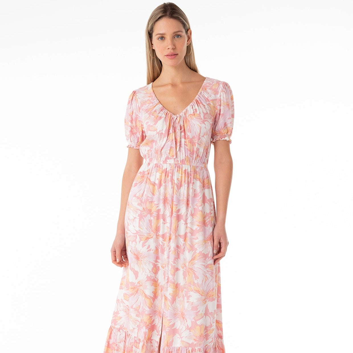 modest floral midi dress Amana Floral Modest Dress M