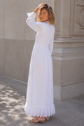 The Logan LDS temple dress — back view