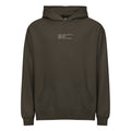 Nephi's Ship earth-toned Christian hoodie for men with a small chest mark