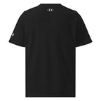 The Jacob black Under Armour Christian athletic tee with a quiet chest mark