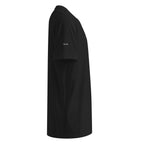 The Jacob black Under Armour Christian athletic tee with a quiet chest mark