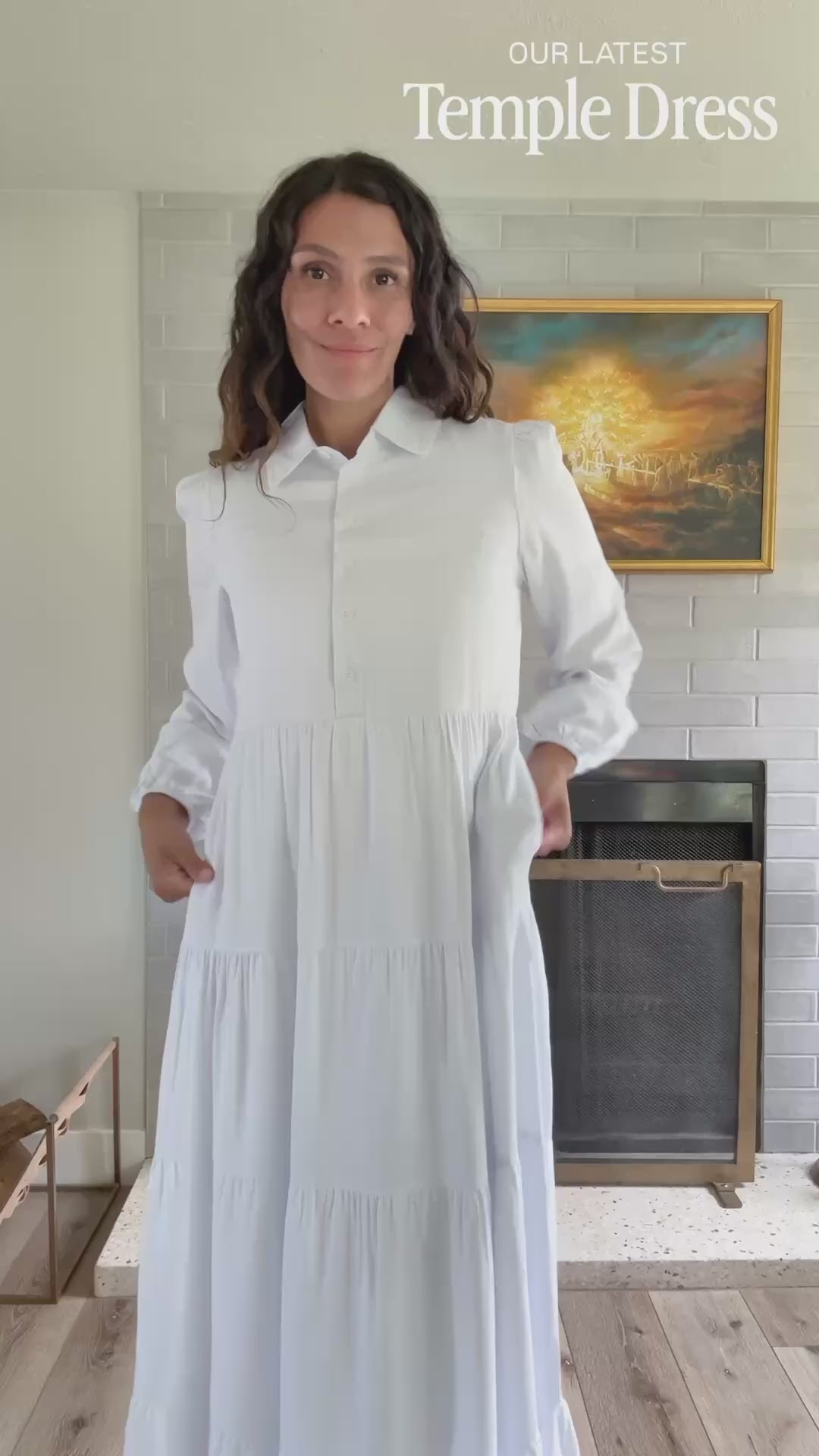 The Provo City LDS Temple Dress (Petite)