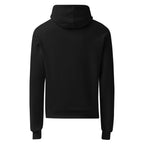 The Elijah black Faith Over Fear hoodie with a quiet faith over fear chest mark