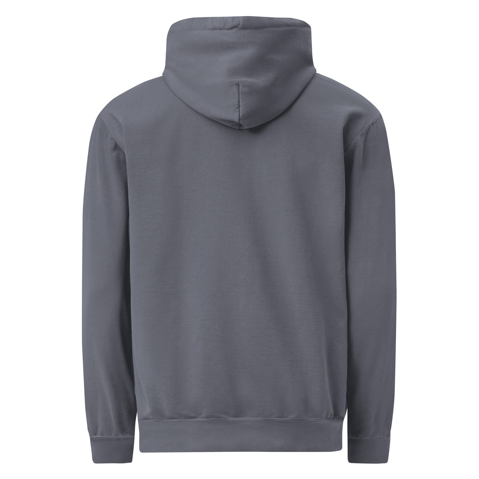 CTR vintage-wash slate Christian hoodie with a small CTR chest emblem