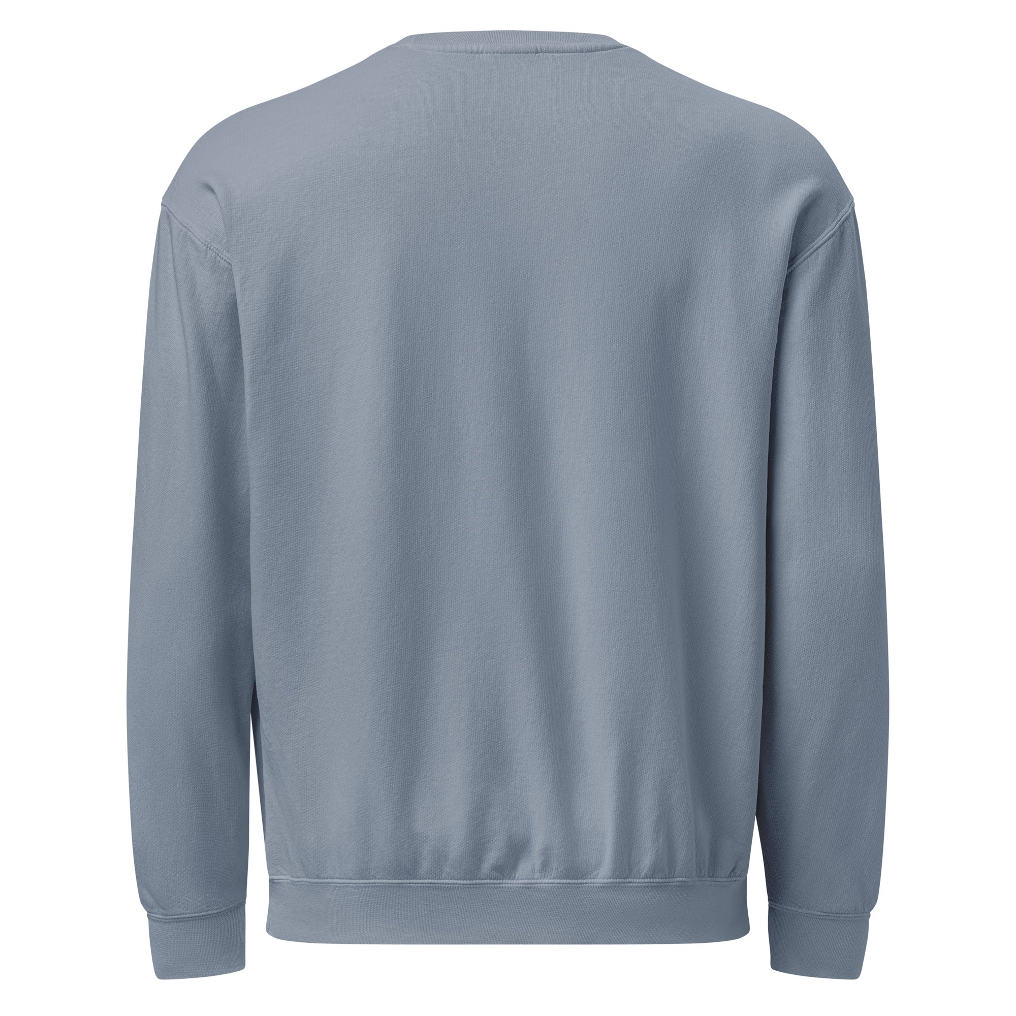 The CTR slate-blue Choose The Right Christian sweatshirt with a clean emblem
