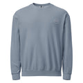 The CTR slate-blue Choose The Right Christian sweatshirt with a clean emblem